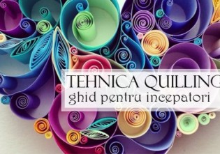 tehnica quilling pentru incepatori